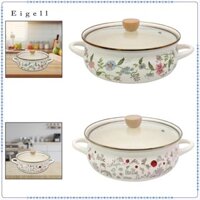 Nồi tráng men có nắp Nồi súp cho mì thực phẩm cho bếp cảm ứng Gas