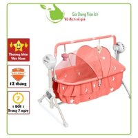 Nôi Trẻ Em Tự Rung BIBON an toàn. Cũi diện cho bé thương hiệu Việt Nam - Bảo hàng 1 năm.