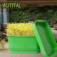 Nồi trồng bát ăn mầm WUYYFAL, có khay đựng rau mầm bằng nhựa, Nồi gieo hạt đậu xanh