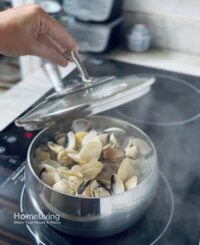 Nồi Tupperware T Chef Series Saucepan 2.4L nắp kính
