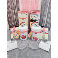 NỒI Ủ CHÁO SOUP THERMOS 700ml - MADE IN JAPAN - CÓ ĐỒNG HỒ HẸN GIỜ