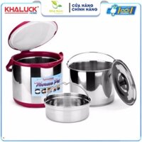 Nồi Ủ Khaluck 6 Lít Khaluck Home KL-711 Có Khay Inox Đựng Thức Ăn Hàng Chính Hãng Bảo Hành 12 Tháng