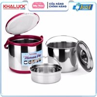 Nồi Ủ Khaluck 6 Lít Khaluck Home KL-711 Có Khay Inox Đựng Thức Ăn Hàng Chính Hãng Bảo Hành 12 Tháng