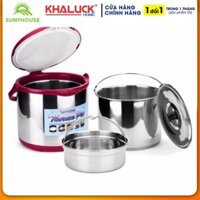 Nồi Ủ Khaluck 6 Lít Khaluck Home KL-711 Có Khay Inox Đựng Thức Ăn Hàng Chính Hãng Bảo Hành 12 Tháng
