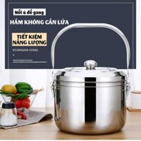 Nồi ủ nhiệt chân không 7 lít đa năng hầm cháo ninh xương đế gang⚡ Dùng được bếp hồng ngoại, bếp gas, điện⚡