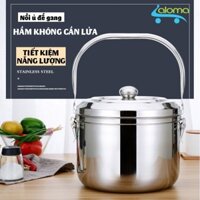 Nồi ủ nhiệt chân không đế gang 7L Thermal Cooker BG-304  nấu cơm, nấu cháo, hầm xương dùng cho bếp ga, bếp điện, bếp từ