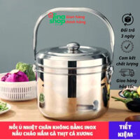 Nồi Ủ Nhiệt Chân Không,Nồi Hầm, Nồi Nấu Chậm Đế Gang 9L BG-304 Dùng Cho Các Lọai Bếp