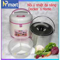 Nồi Ủ Nhiệt Đa Năng 2.5 Lít Decker’s Home P2000-25C (lòng trong inox) - hàng chính hãng