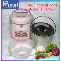 Nồi Ủ Nhiệt Đa Năng 2.5 Lít Decker’s Home P2000-25C (lòng trong inox) - hàng chính hãng