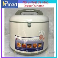 Nồi Ủ Nhiệt Đa Năng 8L 8 Lít Decker’s Home SX-80CF - Hàng Chính Hãng