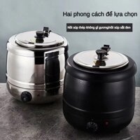 Nồi ủ trân châu 10L ( gang thép + inox304) Kiểm soát nhiệt độ đa cấp，ngon lâu hơn
