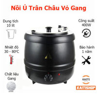 Nồi Ủ Trân Châu 10L – Ruột Inox Vỏ Gang