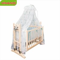 Nôi võng đa năng Vinanoi VNN301 4 trong 1 màu tự nhiên