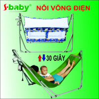 Nôi võng điện đưa tự động 3 trong 1 Sbaby NV14
