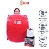 Nồi Xông Hơi Điện Sakuco Tại Nhà Mini Dùng Cho Gia Đình, Sau Sinh, Spa-Có Tích Hợp Remote