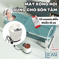 Nồi xông hơi điện tại nhà xông hơi khử trùng thư giãn Spa tại gia tích hợp remote điều khiển từ xa Legaxi - Máy xông hơi