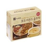 NOKCHAWON -- hộp 270gr / 15 gói -- BỘT UỐNG HỖN HỢP QUẢ ÓC CHÓ VÀ HẠNH NHÂN SX HÀN QUỐC Walnut Almond Adlai Tea Mix
