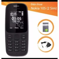 Nokia 105 2 sim 2019 kèm pin sạc máy zin