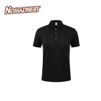 NOMADNEST Áo sơ mi polo nam, áo thun công sở ngắn tay đơn giản đơn giản, nhiều màu có sẵn