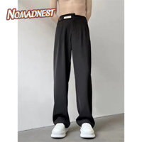 NOMADNEST Quần phù hợp với nam có rèm và quần ống thẳng ống rộng