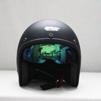 Nón bảo hiểm 3/4 GRS A388K Xanh Mực Nhám chính hãng