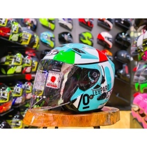 Nón bảo hiểm 3/4 Kyt Leopard