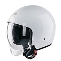 Nón bảo hiểm 3/4 Royal M139 Kính Âm màu Trắng trơn bóng. Tặng túi đựng mũ
