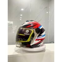 Nón bảo hiểm 3/4 XH01 tem Dragon boy 1 kính - Mũ bảo hiểm đi phố nam nữ