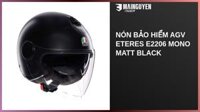 Nón bảo hiểm AGV Eteres E2206 Mono Matt Black