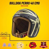 Nón Bảo Hiểm Bulldog 4U Emo