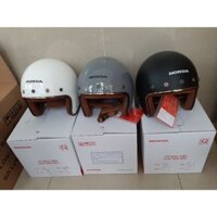nón bảo hiểm cả đầu không kính royal  Mũ Jet Fashion 3/4 cả đầu không kính honda