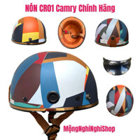 Nón Bảo Hiểm (CAMRY) Chính Hãng ( Mẫu Nồi Cơm Điện Lấy Ý Tưởng từ Áo Sư Thầy )Có Giấy Kiểm Định An Toàn , Helme