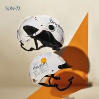 Nón bảo hiểm có kính/không kính Protec/Nón bảo hiểm logo Sun Life