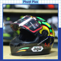 Nón bảo hiểm Fullface Agu Chính Hãng Nhiều Tem - Mũ bảo hiểm chất lượng của Việt Nam bảo hành 12 tháng