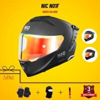 Nón Bảo Hiểm Fullface Carbon NIC N01F