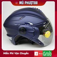 Nón bảo hiểm Grs A760K có kính nửa đầu - mũ bảo hiểm 1/2 đầu GRS 760 kính - Chính hãng