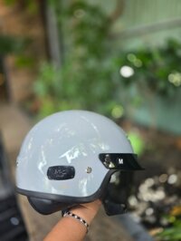 Nón Bảo Hiểm HJC nửa đầu - Xám Xi Măng