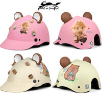 Nón Bảo Hiểm Kết Mỏ Cứng Gắn Tai Chuột Mickey Mũ Lưỡi Trai Chính Hãng Varo Chuẩn Kiểm Định