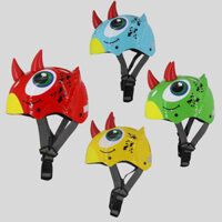 Nón bảo hiểm khủng long 3 sừng mút dày có tem chuẩn cho bé từ 3-6 tuổi