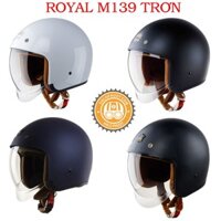 Nón bảo hiểm kính âm Royal M139 trơn (tặng balo rút)