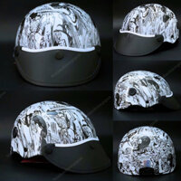 Nón bảo hiểm nhúng carbon S43 , Mũ bảo hiểm nửa đầu chính hãng phủ cacbon