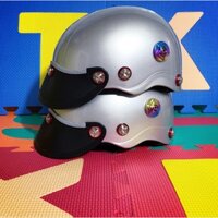 Nón Bảo Hiểm Nửa Đầu 1/2 - Mũ Bảo Hiểm Nửa Đầu - Sơn Phủ NaNo - Gắn Full 8 Ốc Salaya + Gù Titan Gr5