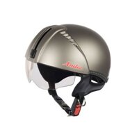 Nón Bảo Hiểm Nửa Đầu Có Kính Giấu Andes 3S181-Nhám