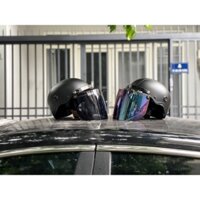 NÓN BẢO HIỂM NỬA ĐẦU ĐEN NHÁM CAMRY VÀ KÍNH BOGO CHÍNH HÃNG