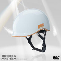 Nón bảo hiểm POC P19 đủ màu giá rẻ nguyên hộp chính hãng kèm túi phụ kiện xinh đẹp màu trắng viền cam dán tai thỏ mèo