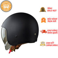 Nón bảo hiểm Royal M139 Kính Âm Trơn Sành Điệu, Trẻ Trung, Thời Thượng - Đen Mờ - XL