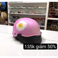Nón bảo hiểm sơn hoa cúc