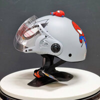 Nón Bảo Hiểm [ Tặng phụ kiện] Mũ bảo hiểm trẻ em có kính chắn gió Ja-ViVa, nón bảo hiểm thời trang an toàn cho bé 6 -10