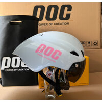 NÓN BẢO HIỂM XE ĐẠP CÓ KÍNH POC 01- NÓN XE ĐẠP THỜI TRANG NHIỀU MÀU