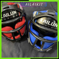 Nón Bảo Hộ Có Gọng Boxing Nhập Khẩu Cao Cấp| Bảo vệ mặt chuyên dùng cho Vovinam,Muay,Võ Gậy AILAIKIT